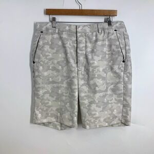 G/Fore Golf Shorts Men's Camo Skull Print Flat‎ Front Sz 36